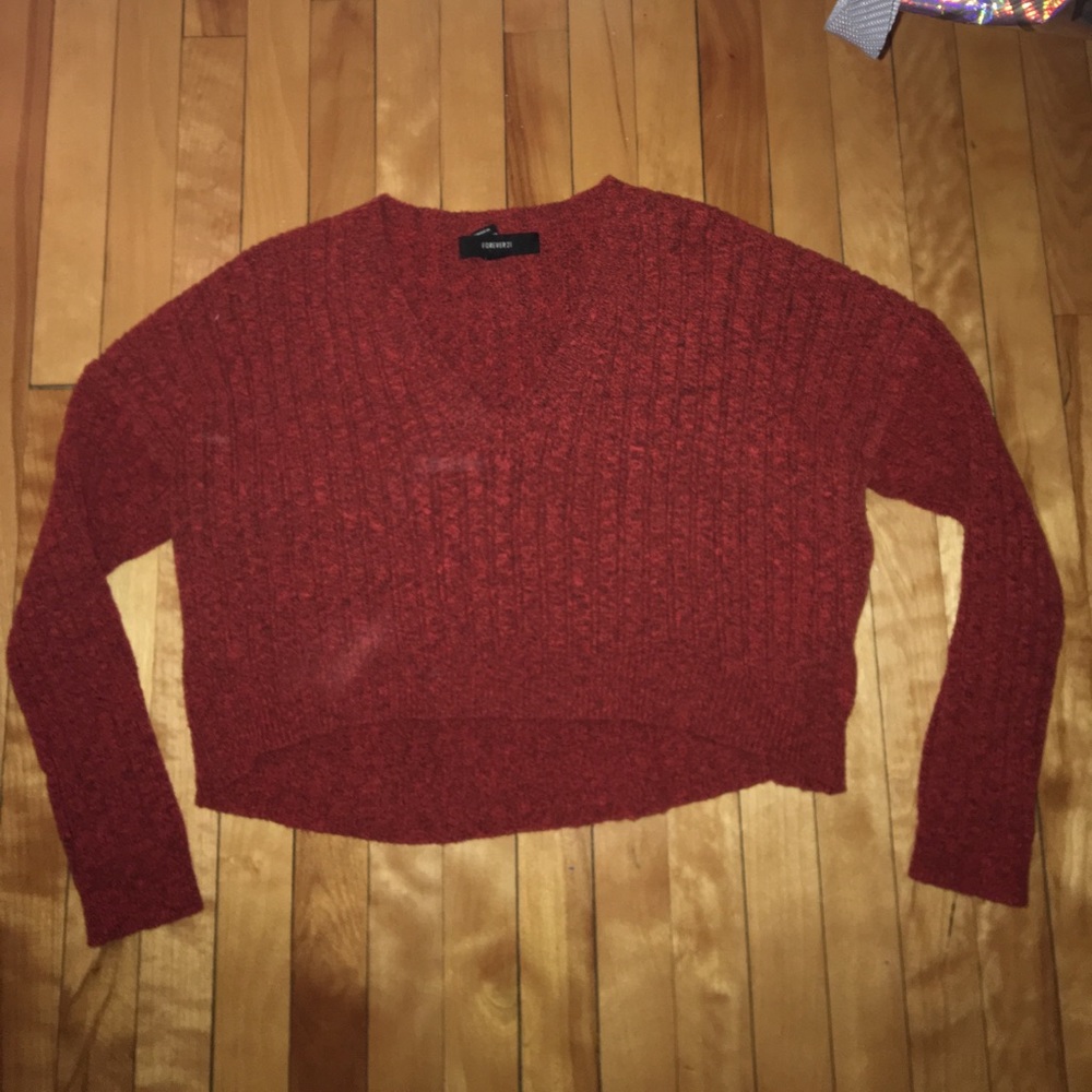 Cropped sweater